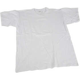 T-shirts, W: 59 cm, size X-large, round neck, 145 g, white, 1 pc [HOB-47216]