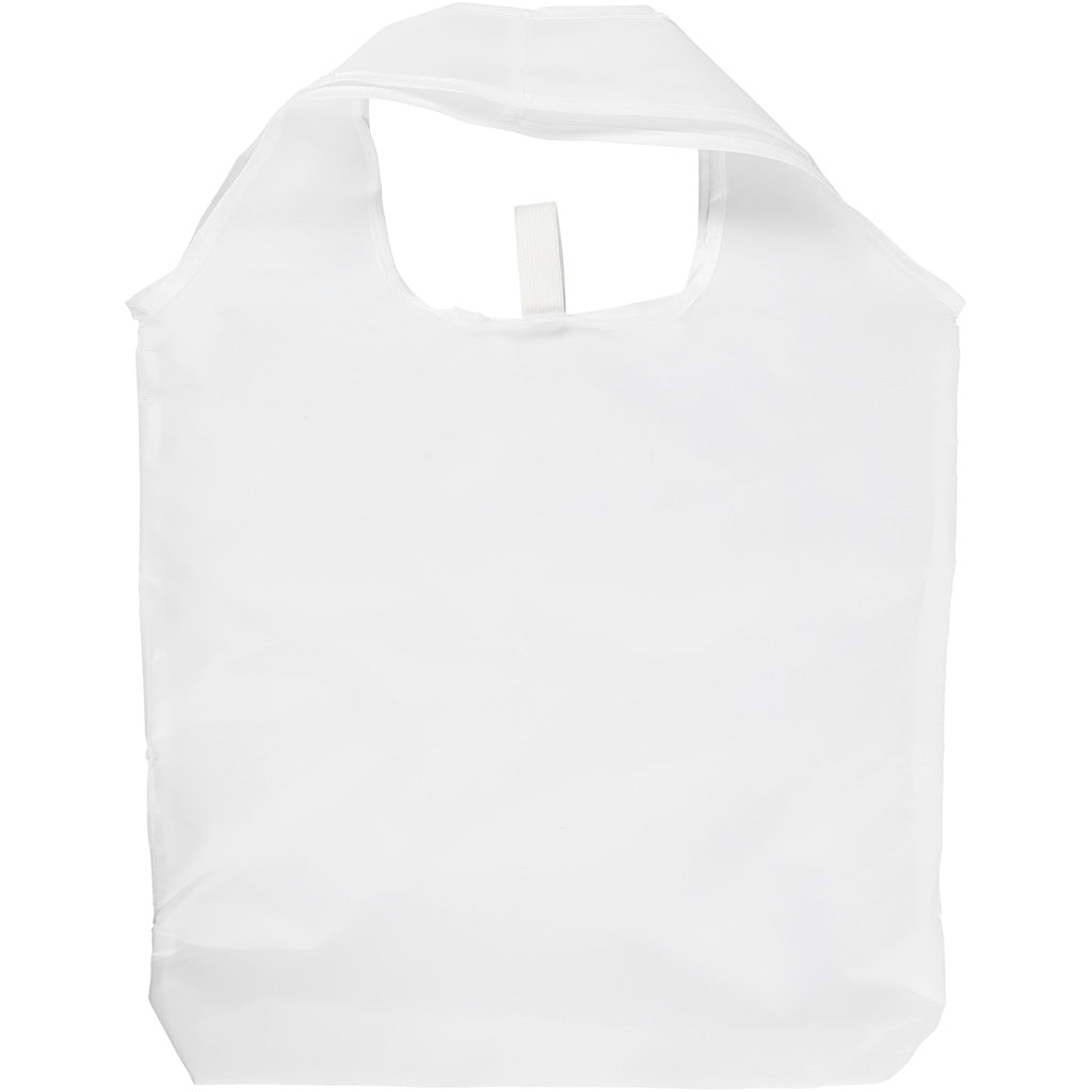Shopping Bag, size 37x37 cm, white