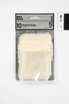 Organza Bags, size 7x10 cm, off-white, 10 pc/ 1 pack [HOB-4743921]