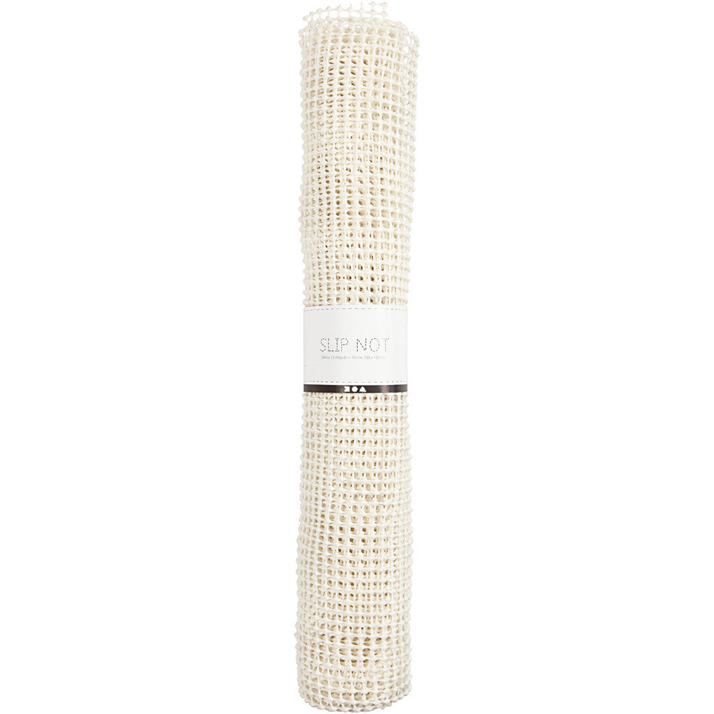 Slip Not Mat, W: 100 cm, white, 150 cm/ 1 roll [HOB-47457]