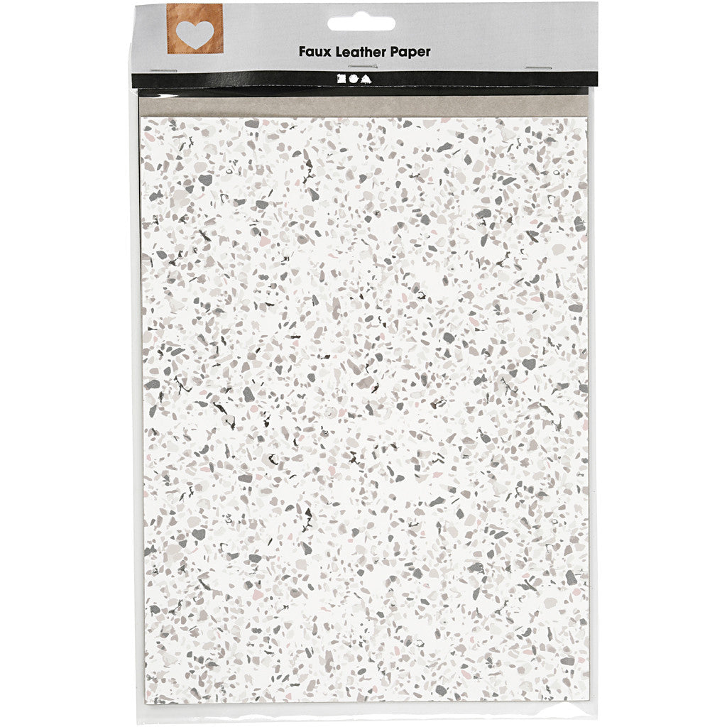 Faux Leather Paper, sheet 21x27,5+21x28,5+21x29,5 cm, thickness 0,55 mm, one coloured,foil,printed, 3 sheet/ 1 pack [HOB-498834]
