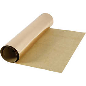 Faux Leather Paper, W: 49 cm, one coloured,foil, 350 g, rose gold, 1 m/ 1 roll [HOB-498949]