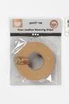 Weaving strips, W: 15 mm, thickness 0,55 mm, light brown, 9.50 m/ 1 roll [HOB-498955]