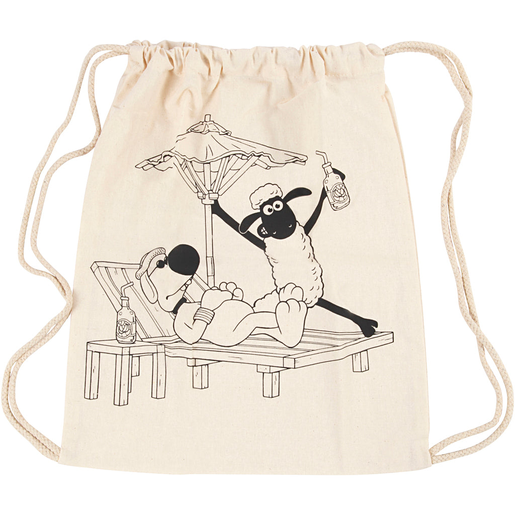 Drawstring bag, size 37x40 cm, 1 pc [HOB-499654]