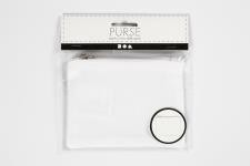 Purse, size 9x12 cm, 210 g, white, 1 pc [HOB-499914]