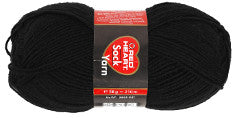 Chunky Yarn of Acrylic/Wool, L: 15 M, size mega, black, 300 g/ 1 ball [HOB-42163]