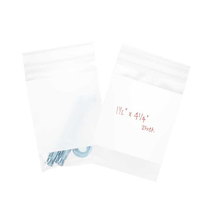 Grip Seal Bags with Write-on-Panel 10x15cm PE 100 micron (100 pieces) [4WE46]