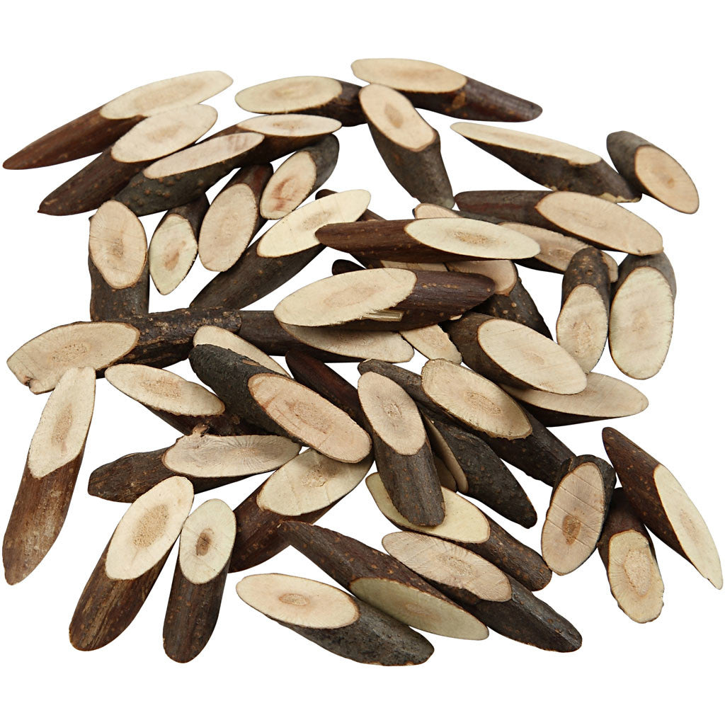 Wood Mix, L: 30 mm, thickness 6 mm, 230 g/ 1 pack [HOB-502110]