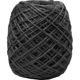 Natural Hemp, thickness 1-2 mm, black, 150 m/ 1 roll [HOB-503237]