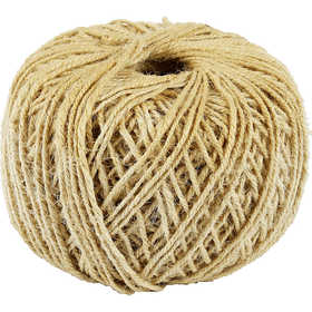 Natural Twine, thickness 2 mm, 180 m/ 1 roll [HOB-50334]