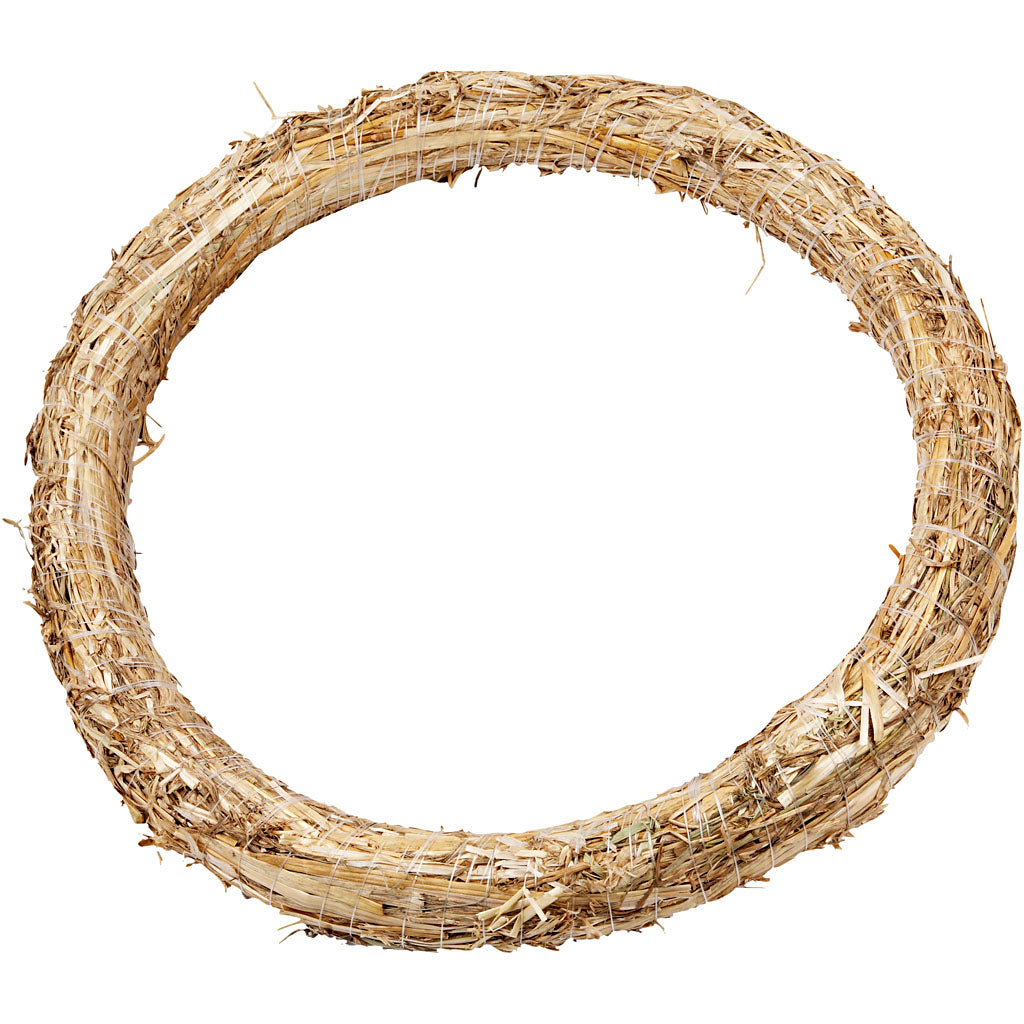Straw Wreath, dia. 35 cm, thickness 3 cm