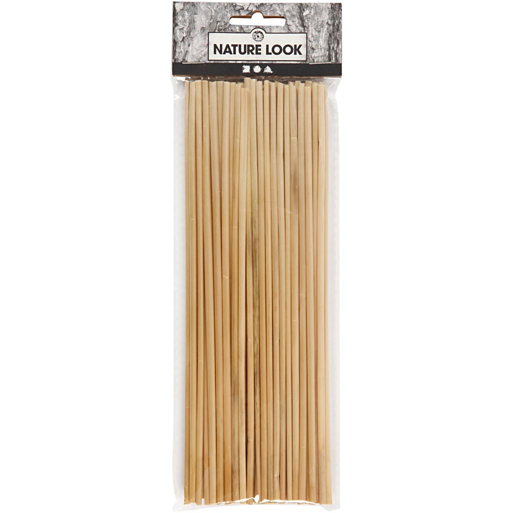 Straw, L: 22 cm, thickness 1-3 mm, 50 pc/ 1 pack [HOB-50387]