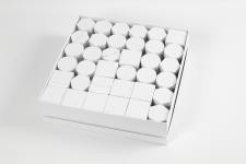 Boxes, H: 7+9 cm, size 4,5+6 cm, white, 36 set/ 1 pack [HOB-50432]