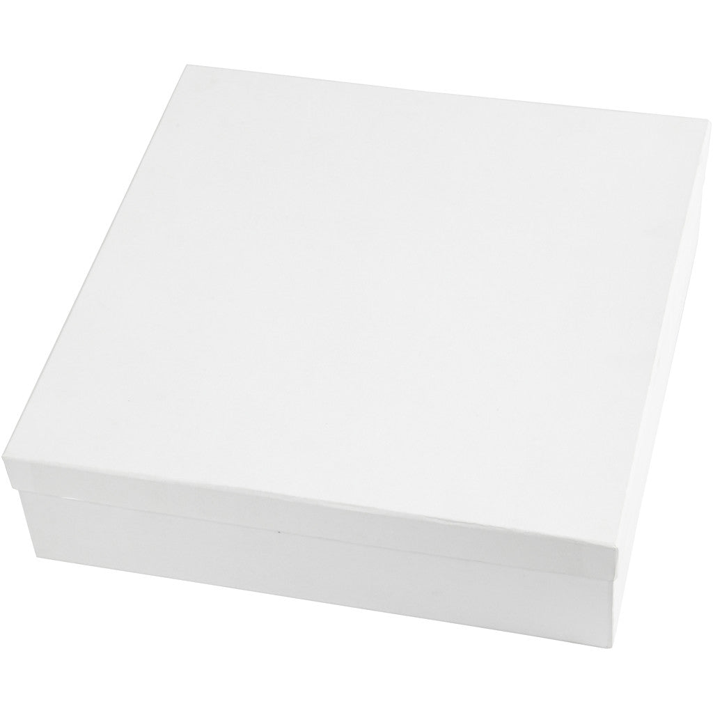 Boxes, H: 7+9 cm, size 4,5+6 cm, white, 36 set/ 1 pack [HOB-50432]