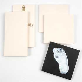 Art Tile, size 13x13 cm, thickness 7 mm, white, 1 pc [HOB-50507]