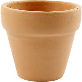 Flower Pots, H: 4,2 cm, dia. 5 cm, 48 pc/ 1 pack [HOB-50653]
