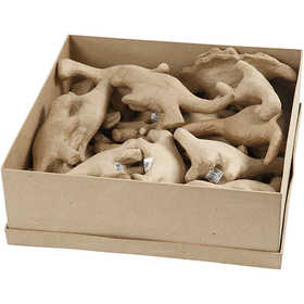 Dinosaur, H: 9-12,5 cm, W: 4,5+5,5 cm, 21 pc/ 1 pack [HOB-50716]