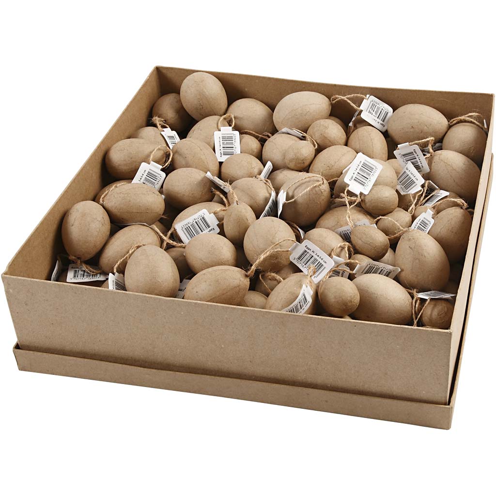 Eggs, H: 3-4-5-6 cm, 140 pc/ 1 pack [HOB-51042]