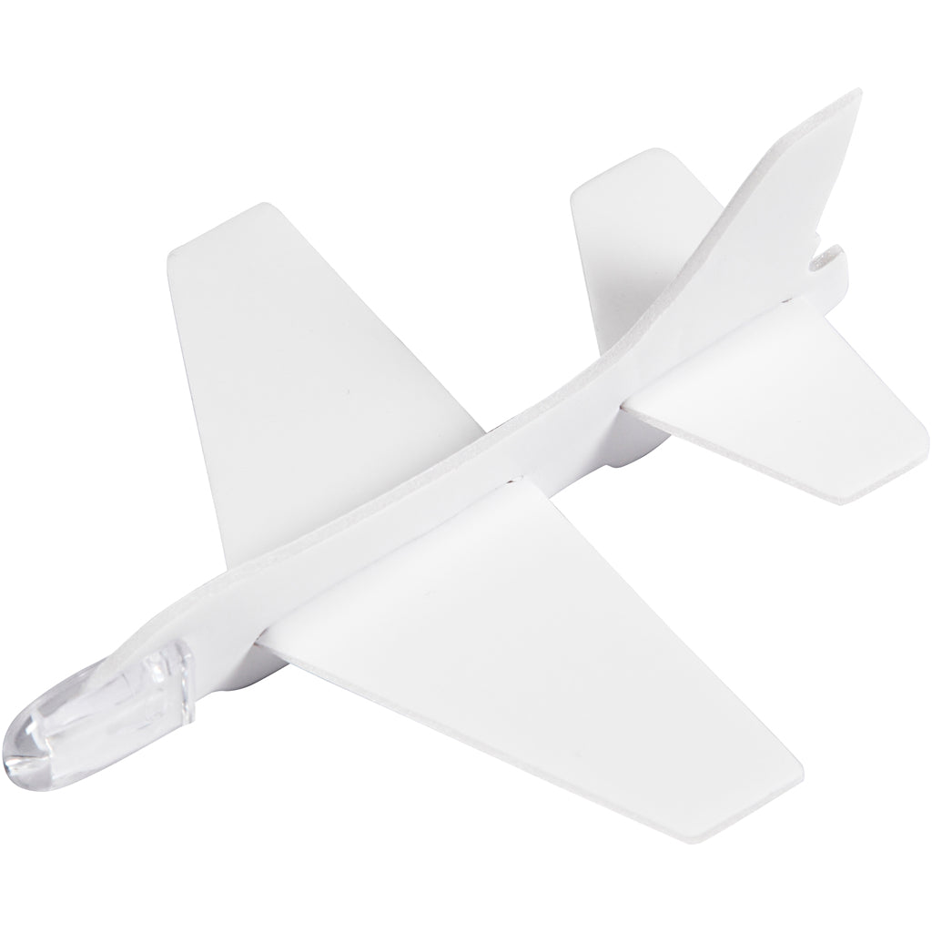 Airplanes, L: 11,5-12,5 cm, W: 11-12 cm, white, 3 pc/ 1 pack [HOB-51233]
