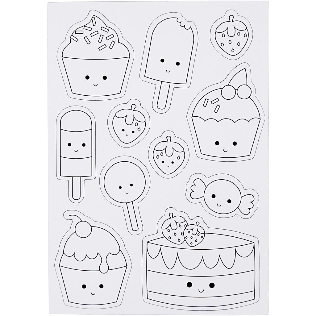 Magnets, Gourmandises, size 14,85x21 cm, 1 sheet [HOB-51237]