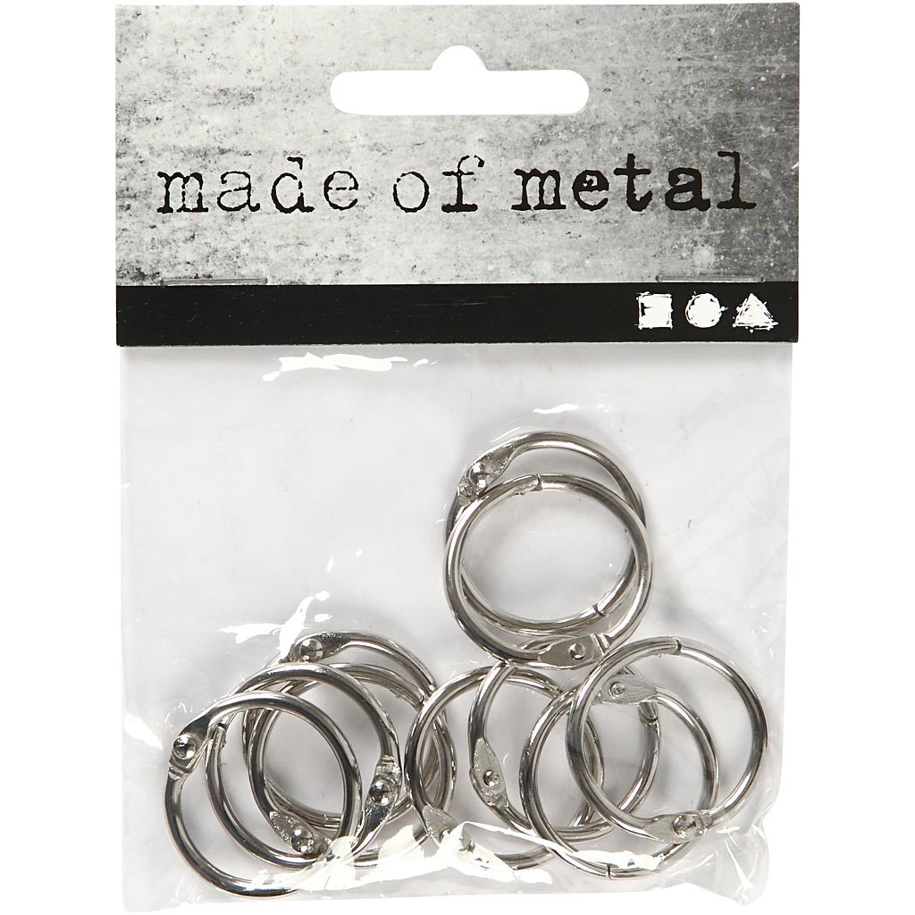 Book Ring, dia. 19 mm, thickness 2 mm, 10 pc/ 1 pack [HOB-51240]