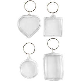 Key Rings, size 40-50 mm, 4 pc/ 1 pack [HOB-512730]