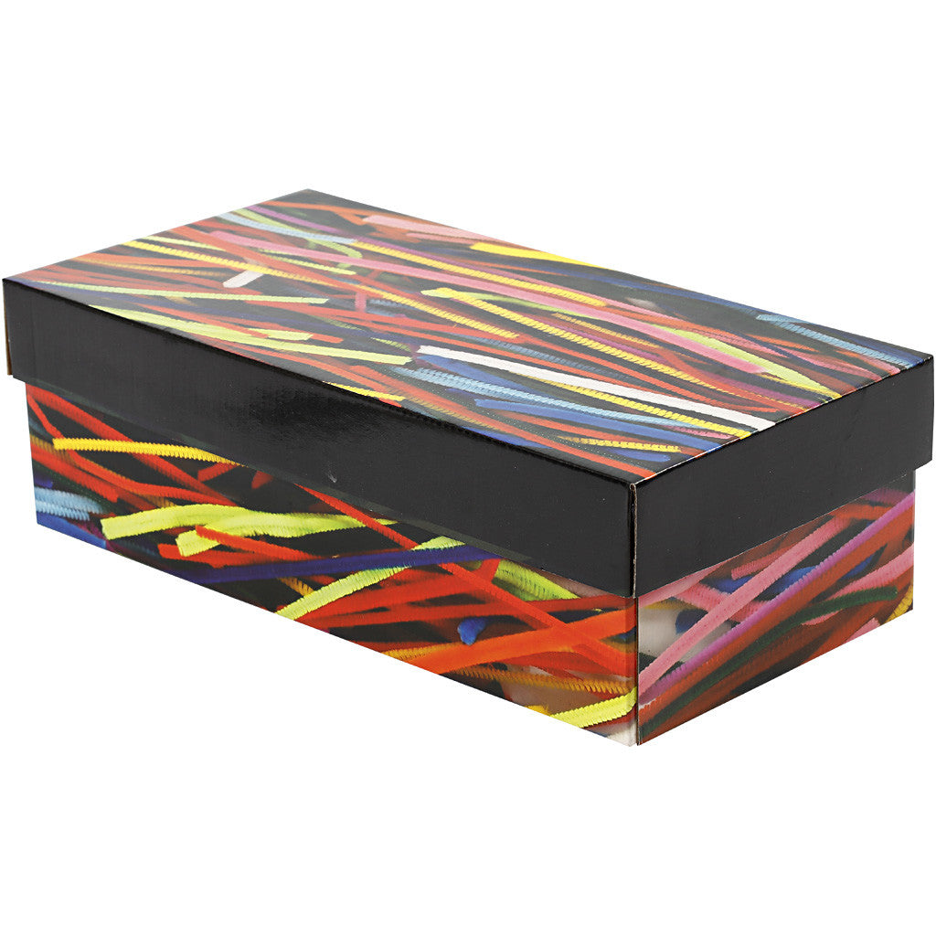 Chenille, L: 30 cm, thickness 4+6+9 mm, assorted colours, 700 asstd./ 1 pack [HOB-51645]