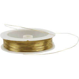 Brass Wire, thickness 0,3 mm, 70 m/ 1 roll [HOB-51734]