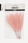 Artificial feathers, L: 15 cm, W: 8 cm, light red, 10 pc/ 1 pack [HOB-518053]