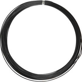 Aluminium Wire, round, thickness 1 mm, black, 16 m/ 1 roll [HOB-518311]