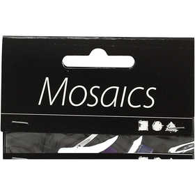 Mini Mosaic, size 5x5 mm, thickness 2 mm, lilac/dark lilac, 25 g/ 1 pack [HOB-51928]