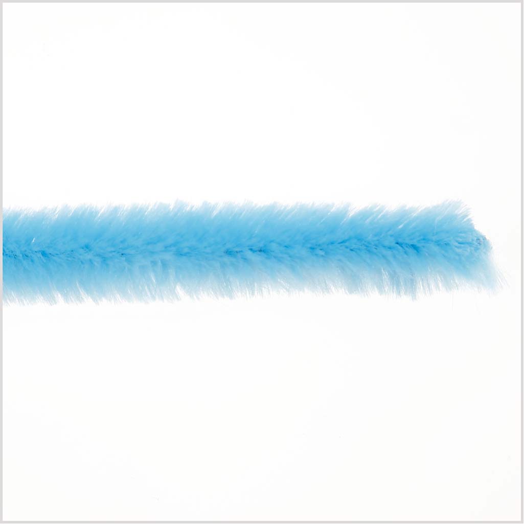Chenille, L: 30 cm, thickness 15 mm, blue, 15 pc/ 1 pack [HOB-52105]
