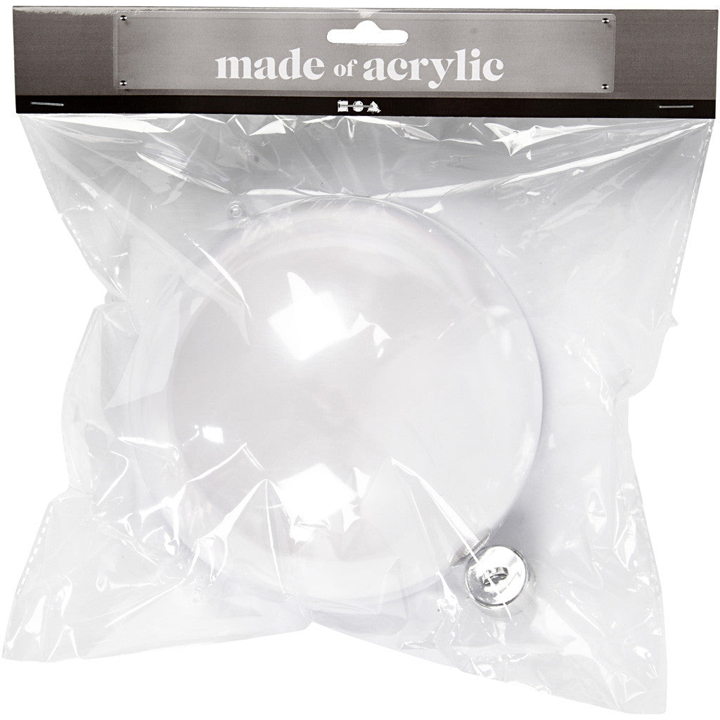 Baubles to Decorate, dia. 15,6 cm, transparent, 1 pc [HOB-52119]