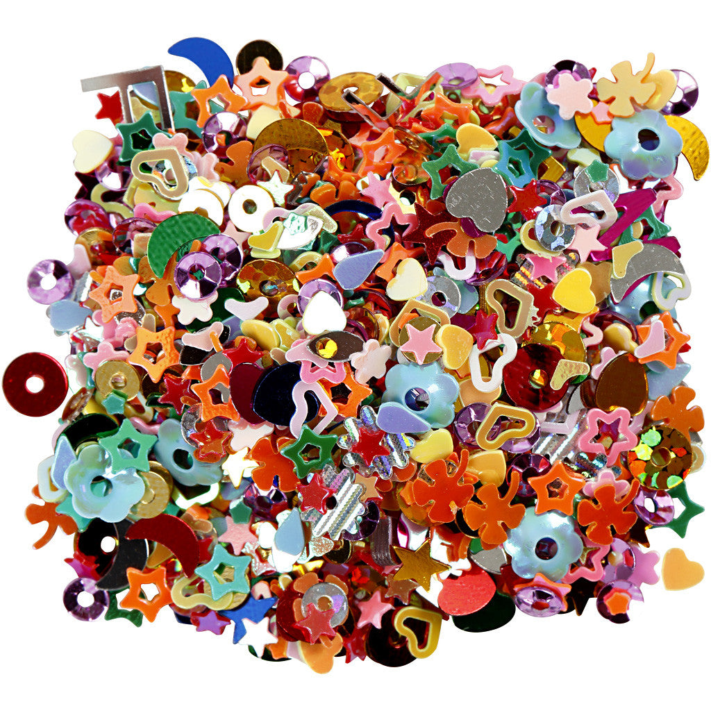 Sequin Sprinkle, size 2-5 mm, 170 g/ 1 pack [HOB-52173]