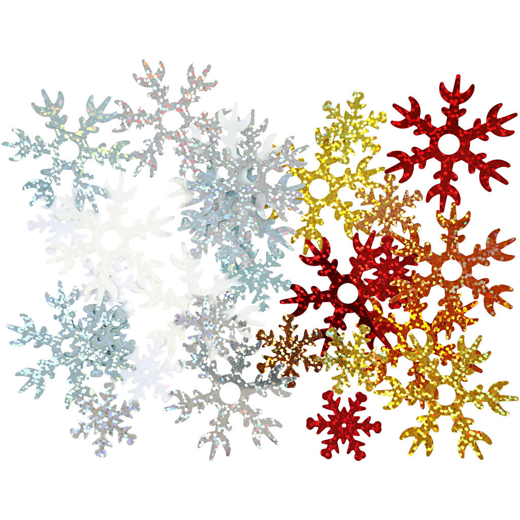 Sequins, size 25+45 mm, assorted colours, 250 g/ 1 pack [HOB-52181]