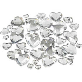Rhinestones, size 6+10+14 mm, silver, 252 pc/ 1 pack [HOB-52242]
