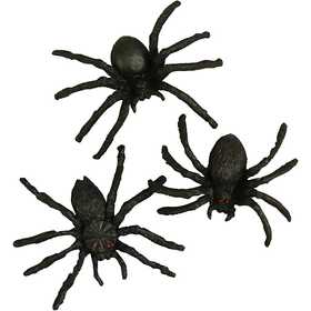 Spiders, size 4 cm, 60 pc/ 1 pack [HOB-52512]