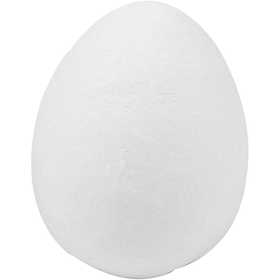 Compressed Cotton Eggs, H: 47 mm, W: 35 mm, white, 50 pc/ 1 pack [HOB-54168]