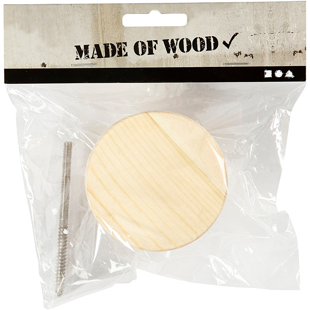 Coat Hook, round, D. 4,5 cm, dia. 7 cm