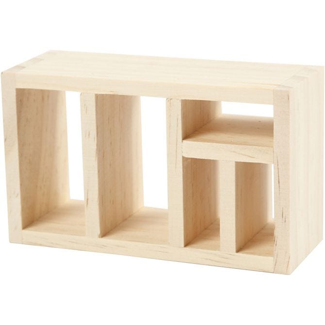 Shelf, H: 10 cm, L: 6 cm, W: 4 cm, 1 pc [HOB-54449]