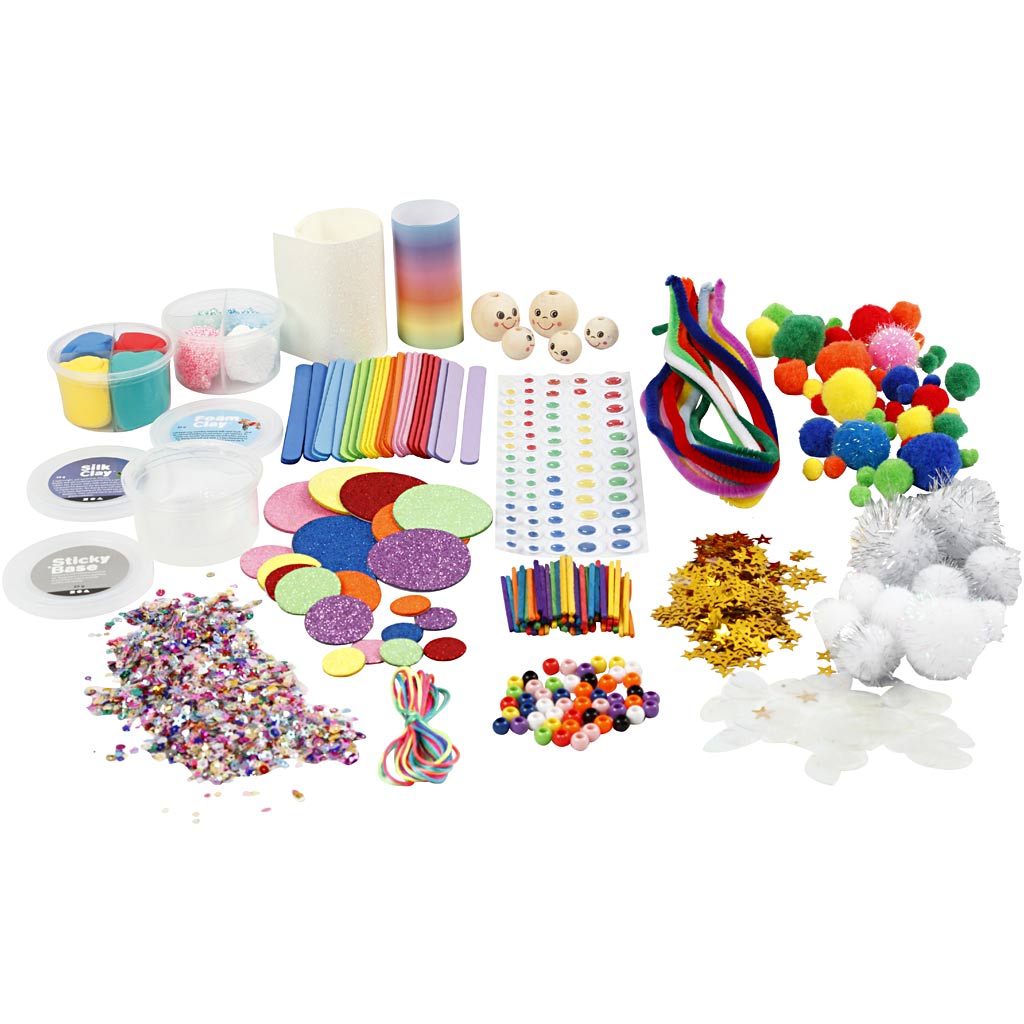 Craft Mix, Rainbow, 1 set [HOB-54461]