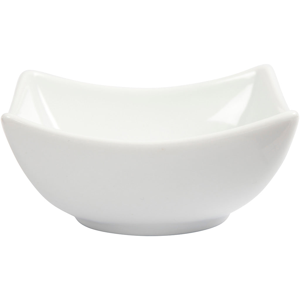 Bowl, H: 4,5 cm, dia. 10 cm, white, 12 pc/ 1 pack [HOB-55523]