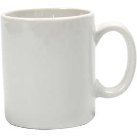 Mugs, H: 7 cm, dia. 6 cm, 120 ml, ca. 120 ml, white, 12 pc/ 1 pack [HOB-55596]