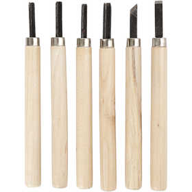 Carving Set, 6 pc/ 1 pack [HOB-55704]