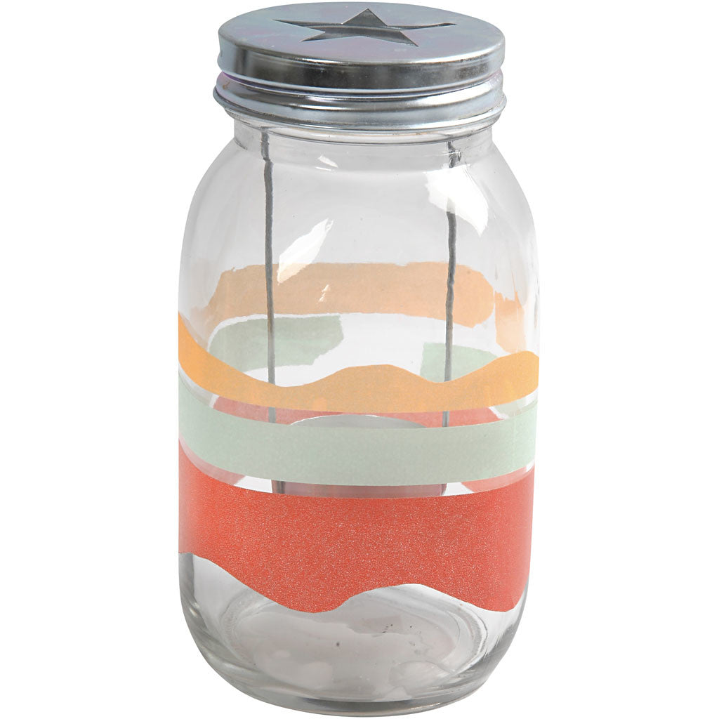 Lantern, H: 18 cm, dia. 10 cm, 1 pc [HOB-558420]