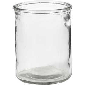 Tea Light Candle Holder, H: 9,8 cm, dia. 8 cm, 6 pc/ 1 pack [HOB-55872]