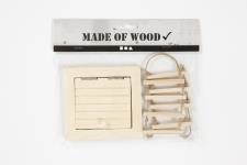 Attic Access Door and rope ladder, size 9-20 cm, 1 set [HOB-55977]