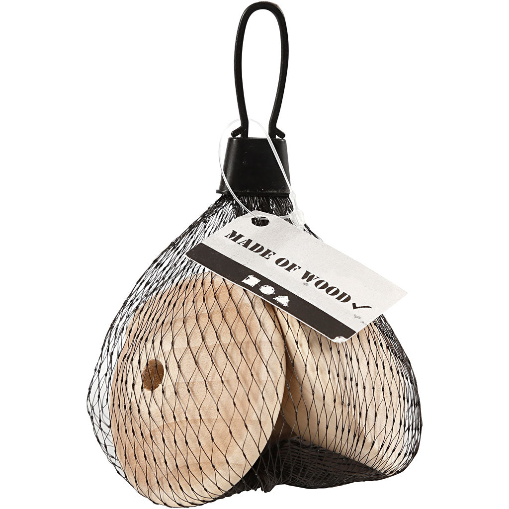 Discus-Shaped Bead, H: 42 mm, D 63 mm, hole size 8 mm, 3 pc/ 1 pack [HOB-56127]