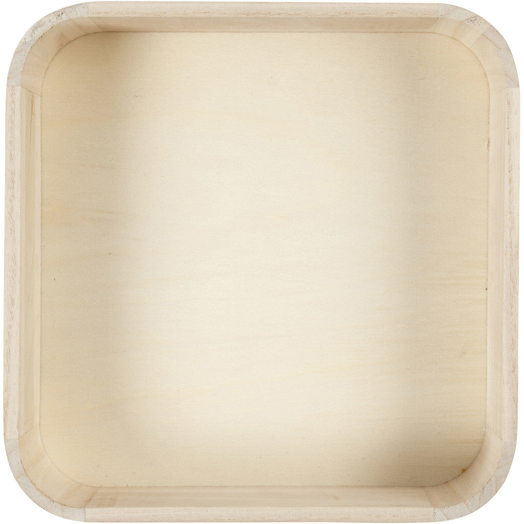 Trays, H: 7 cm, size 25x25 cm, 1 pc [HOB-56132]