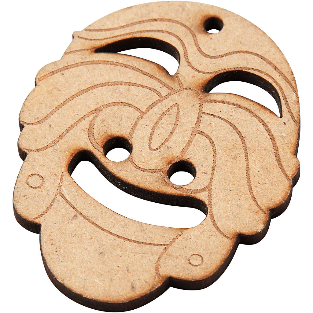 Masks for hanging, size 5,5-7 cm, thickness 4 mm, 24 pc/ 1 pack [HOB-56143]